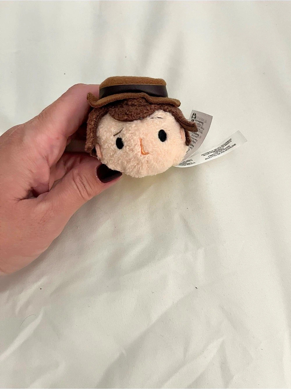 Disney Woody Tsum Mini Plush Stuffed Animal Brown & Blue